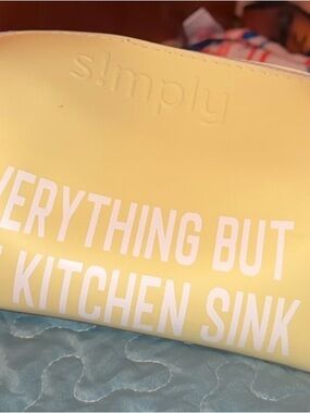 Simply southern Yellow 'Everything But The Kitchen Sink' Storage Pouch